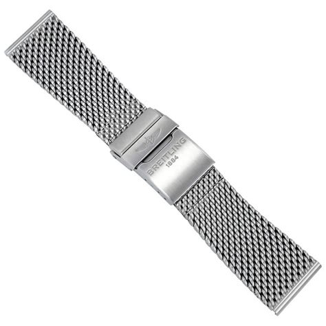 breitling 20mm mesh bracelet|aftermarket Breitling bracelet.